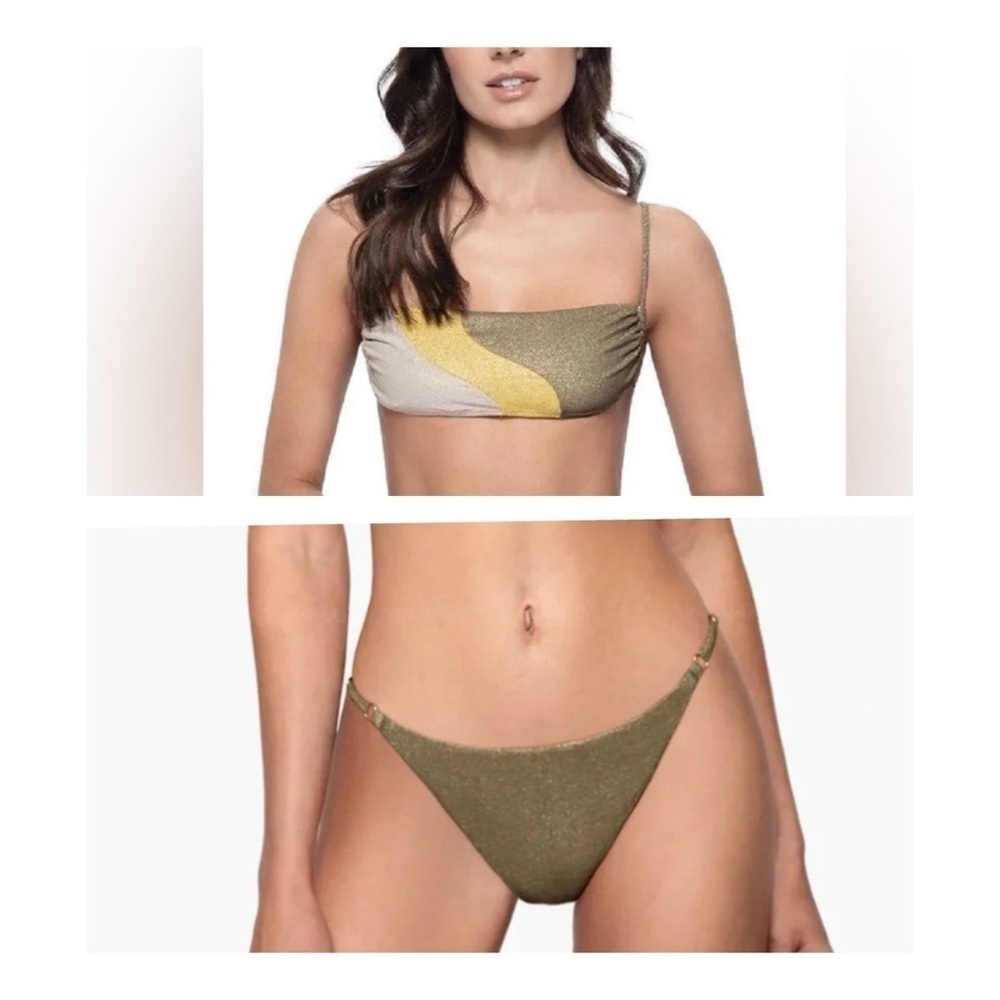 PQ Swim Luna Wave Top and euphoria adjustable bottoms